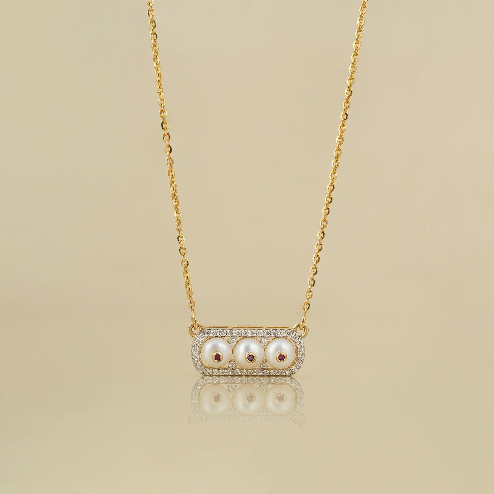 Chicago Bar Pendant Necklace