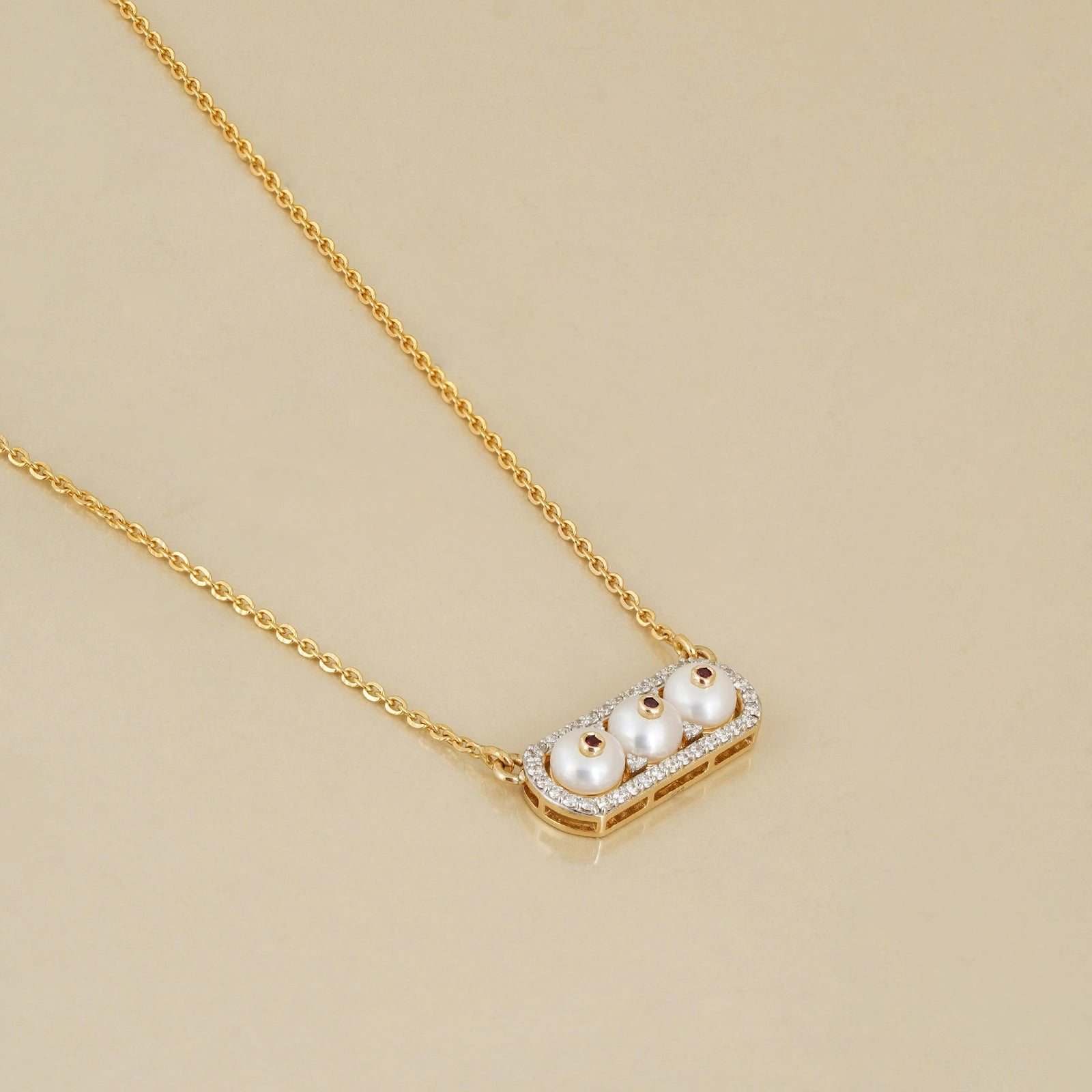 Chicago Bar Pendant Necklace