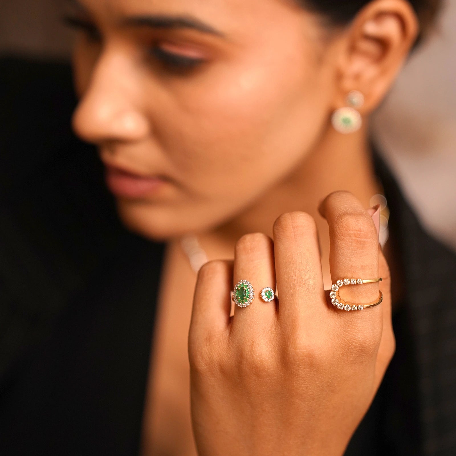 Adele Emerald Ring