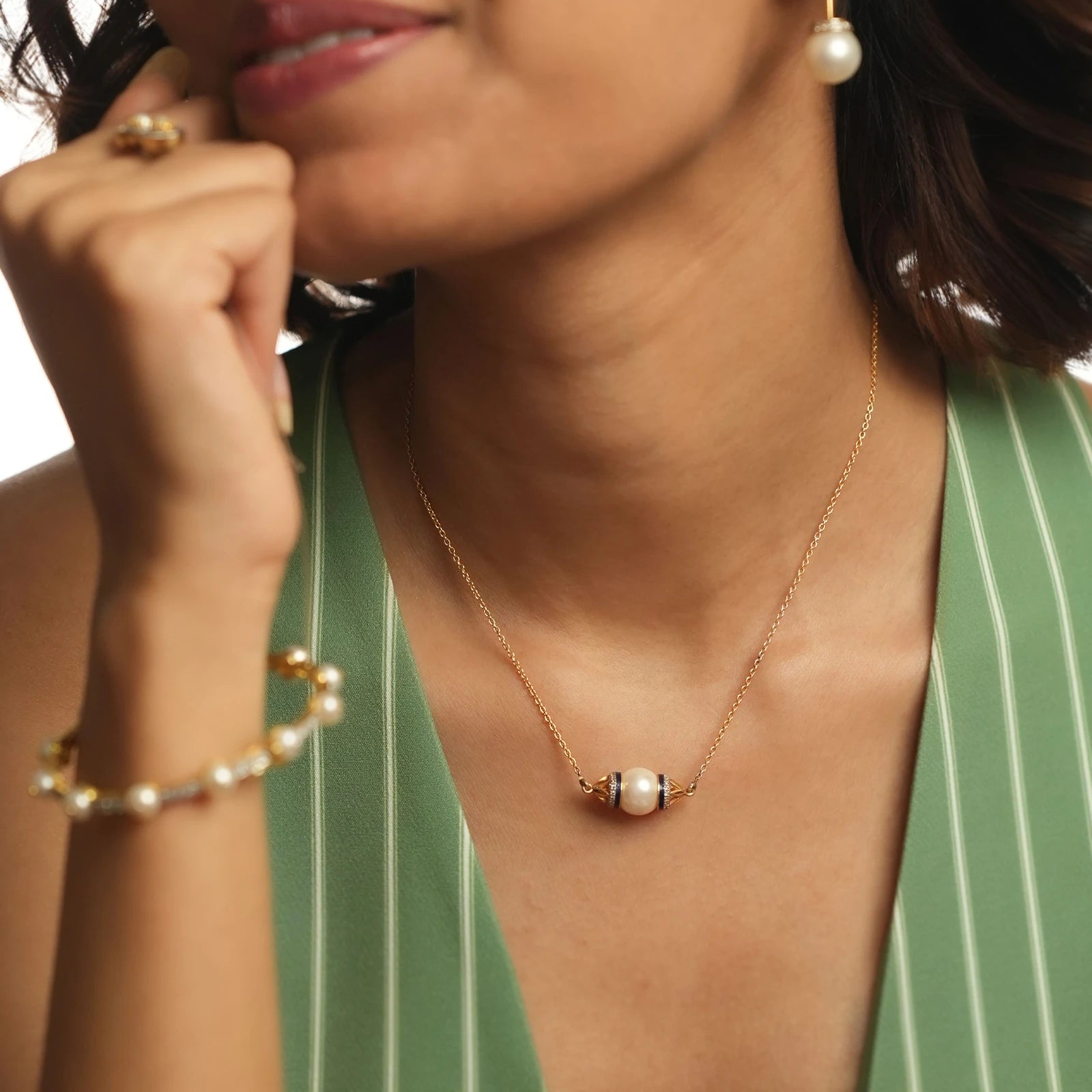 Chloe South Sea Pearl Pendant Necklace