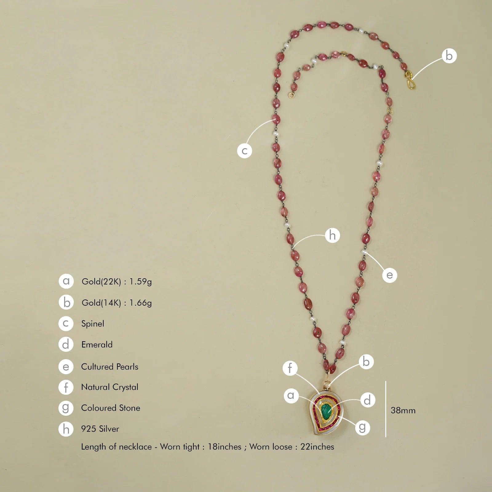 Indore Chain Pendant Necklace