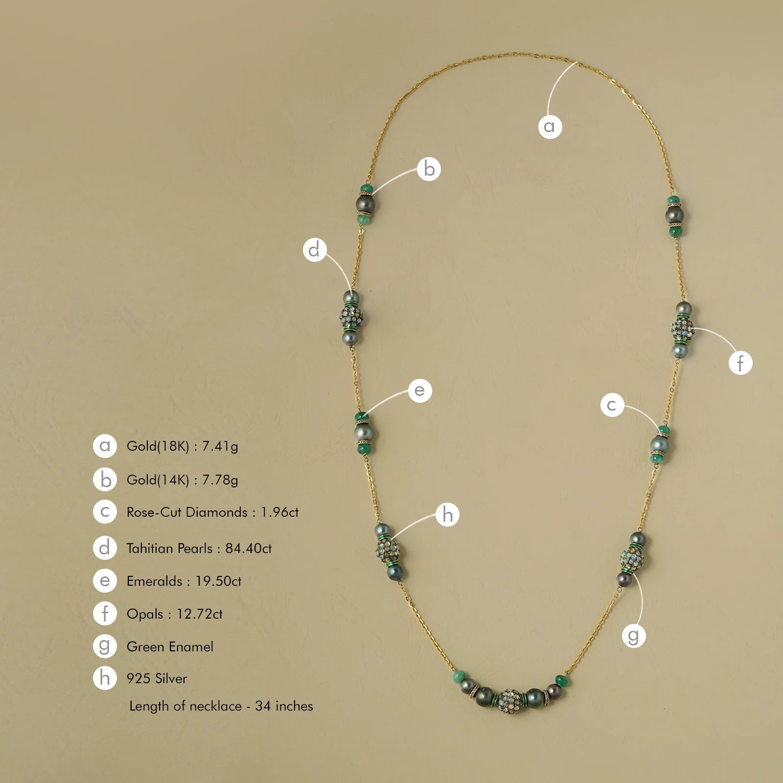 Rena Tahitian Pearl Necklace