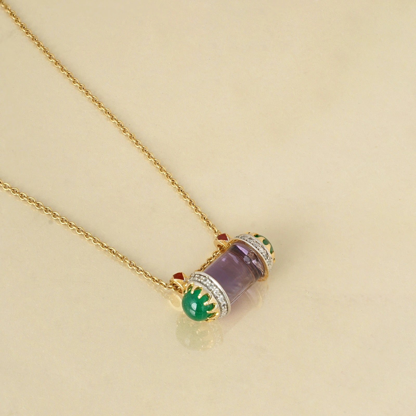 Aurora Amethyst Necklace