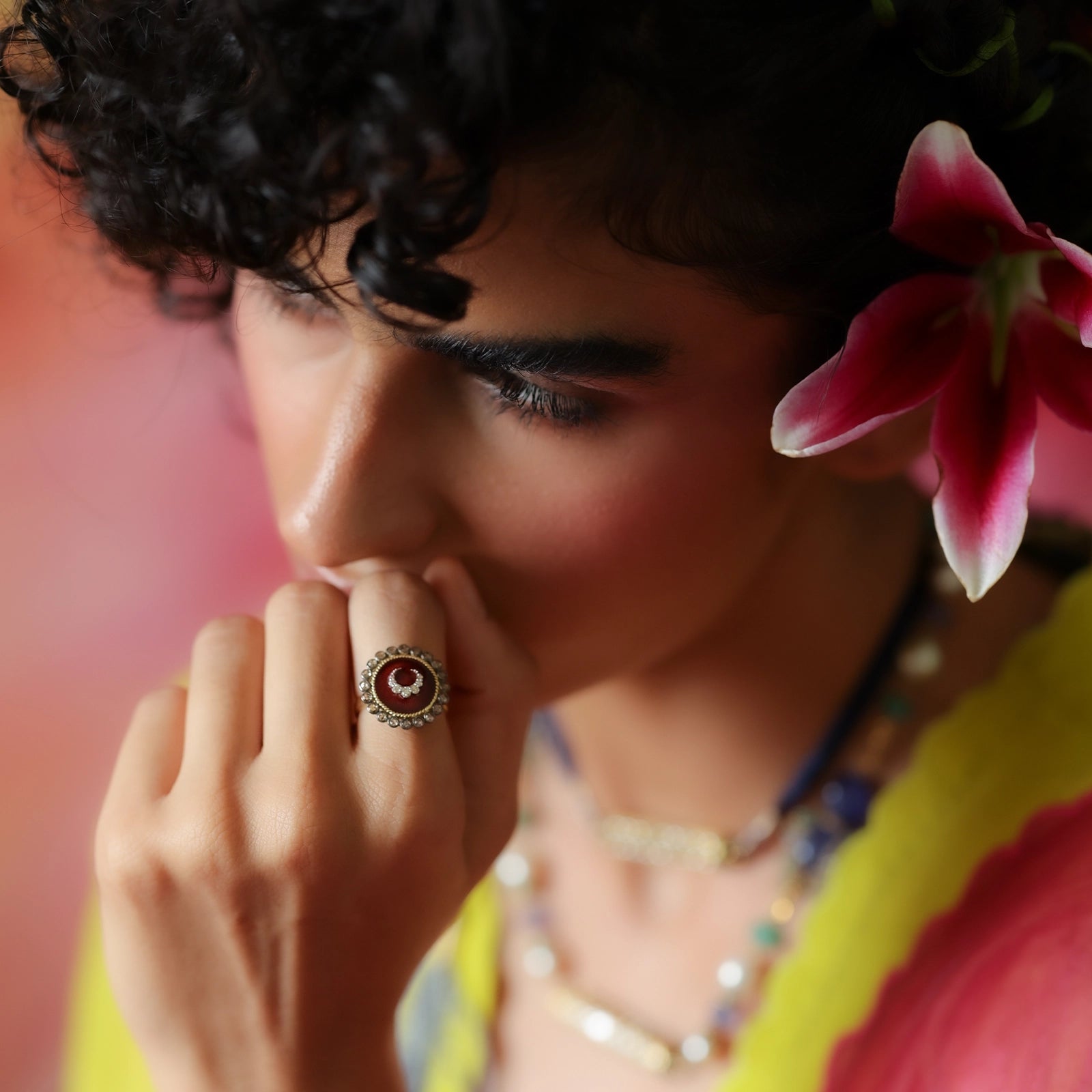 Sarai Crimson Ring