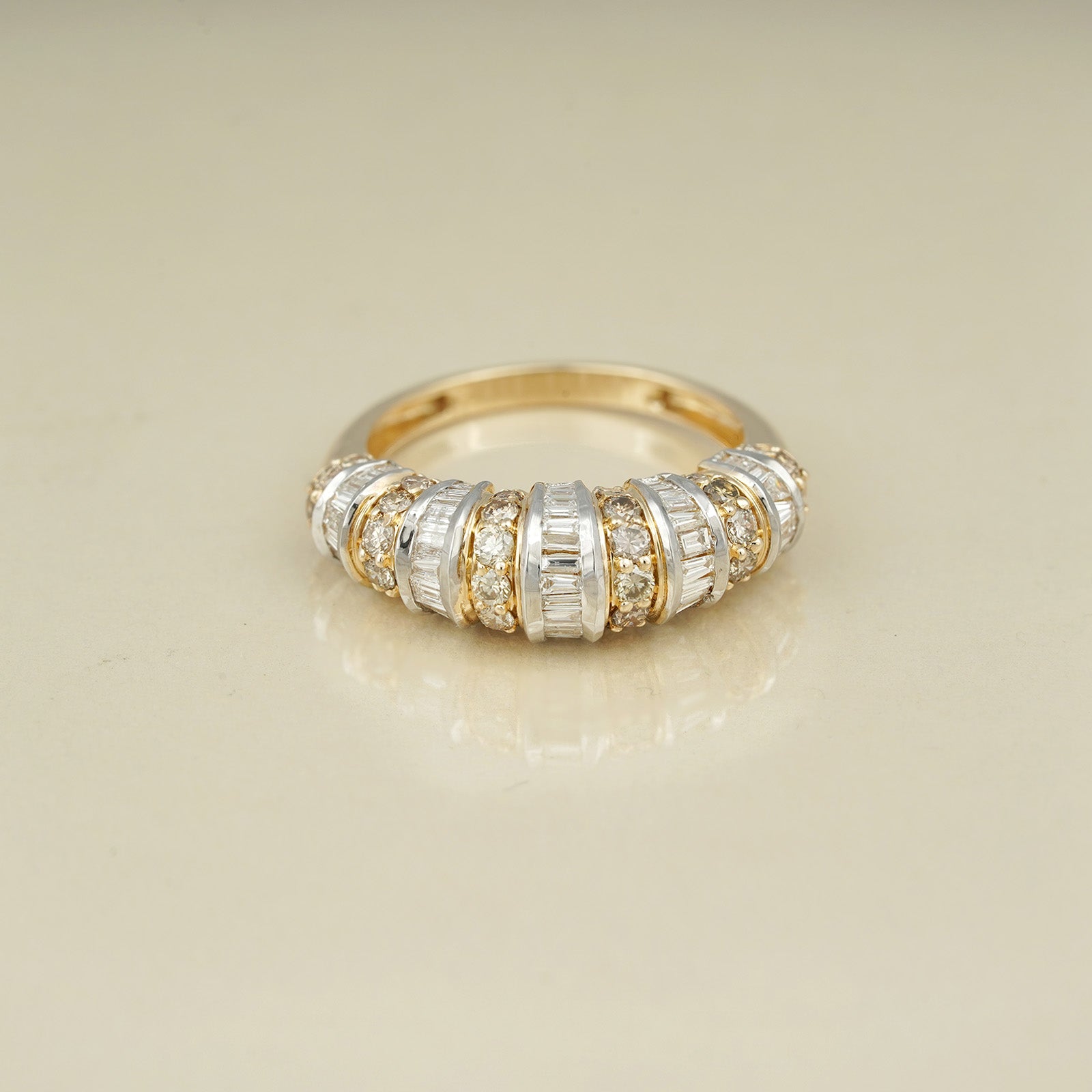 Champagne Diamond Ring