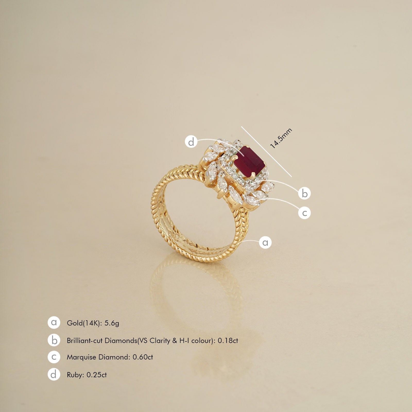 Eden Ruby Ring