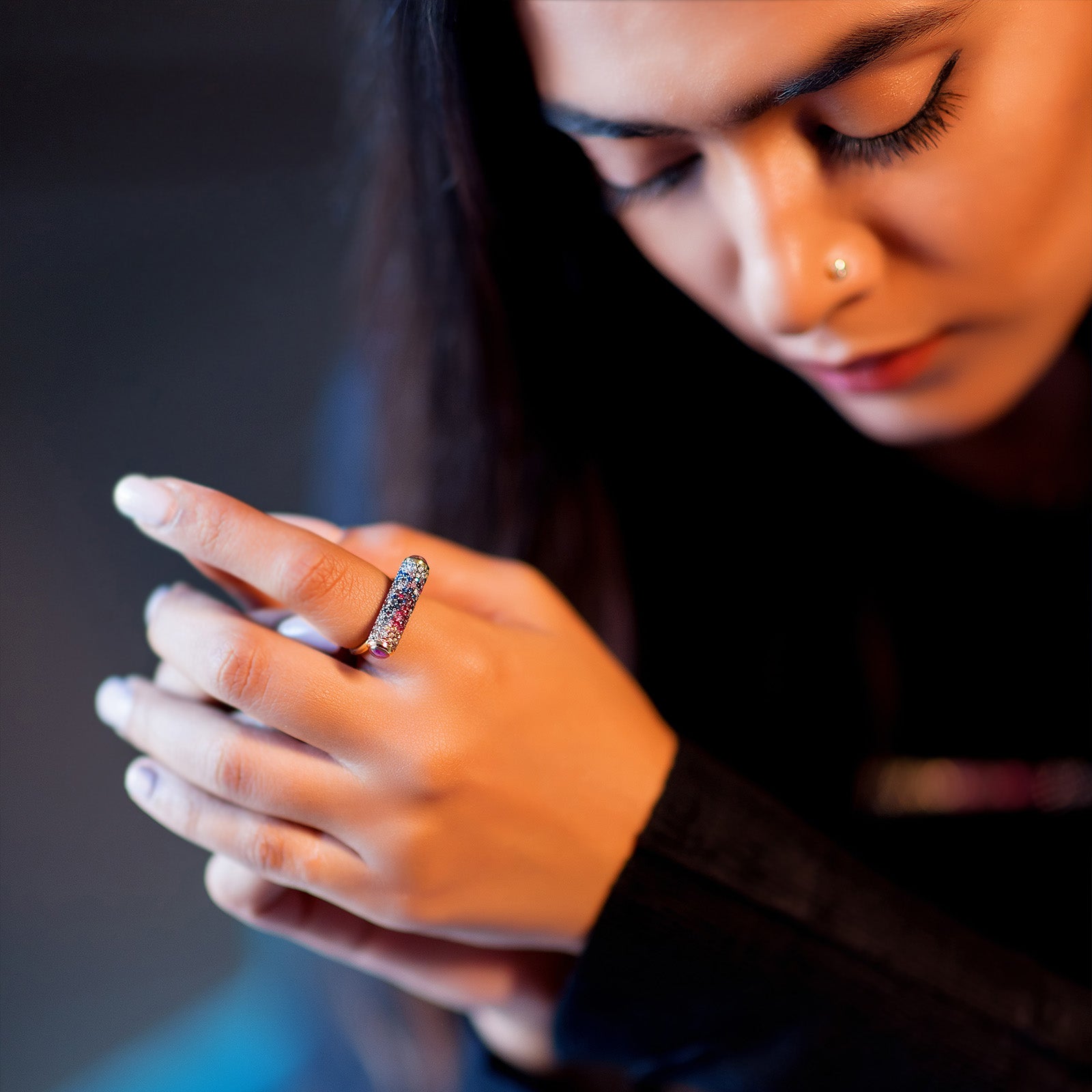 Multi-Gemstone Ring