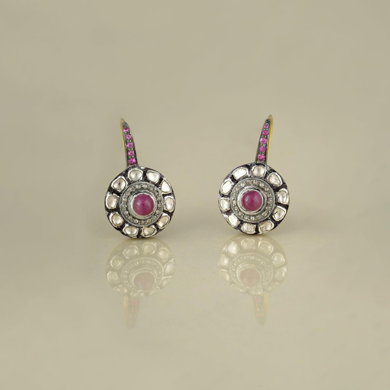 Jaipur Ruby Earrings