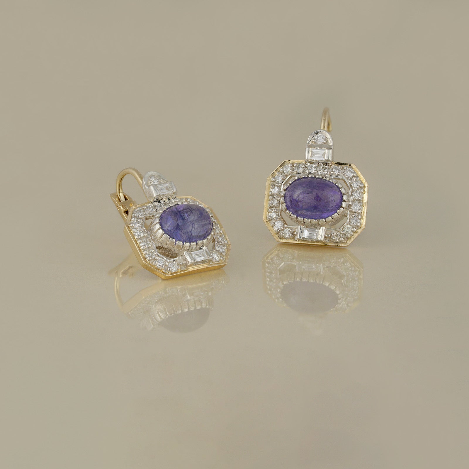 Tanzanite deals diamond earrings