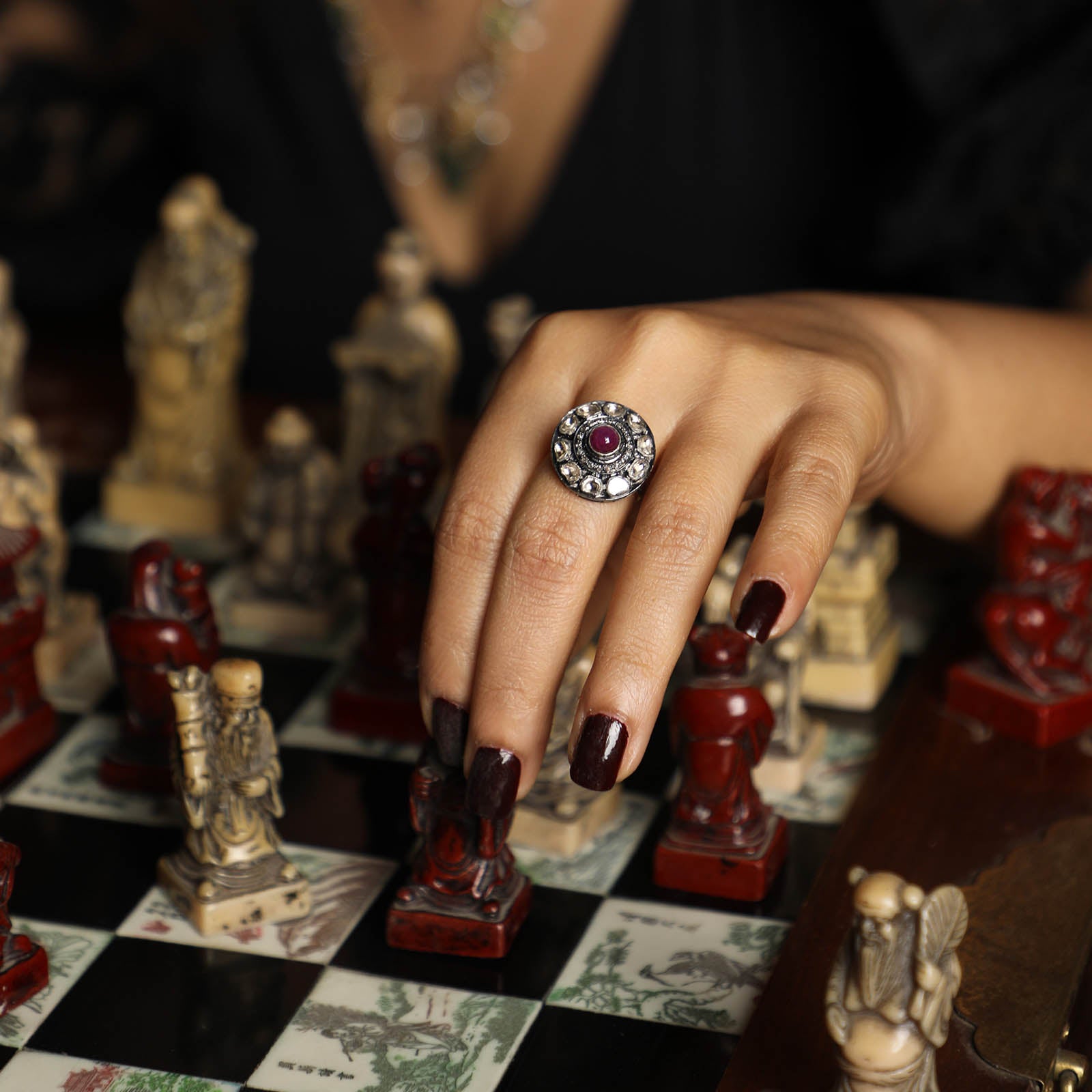 Jaipur Ruby Ring