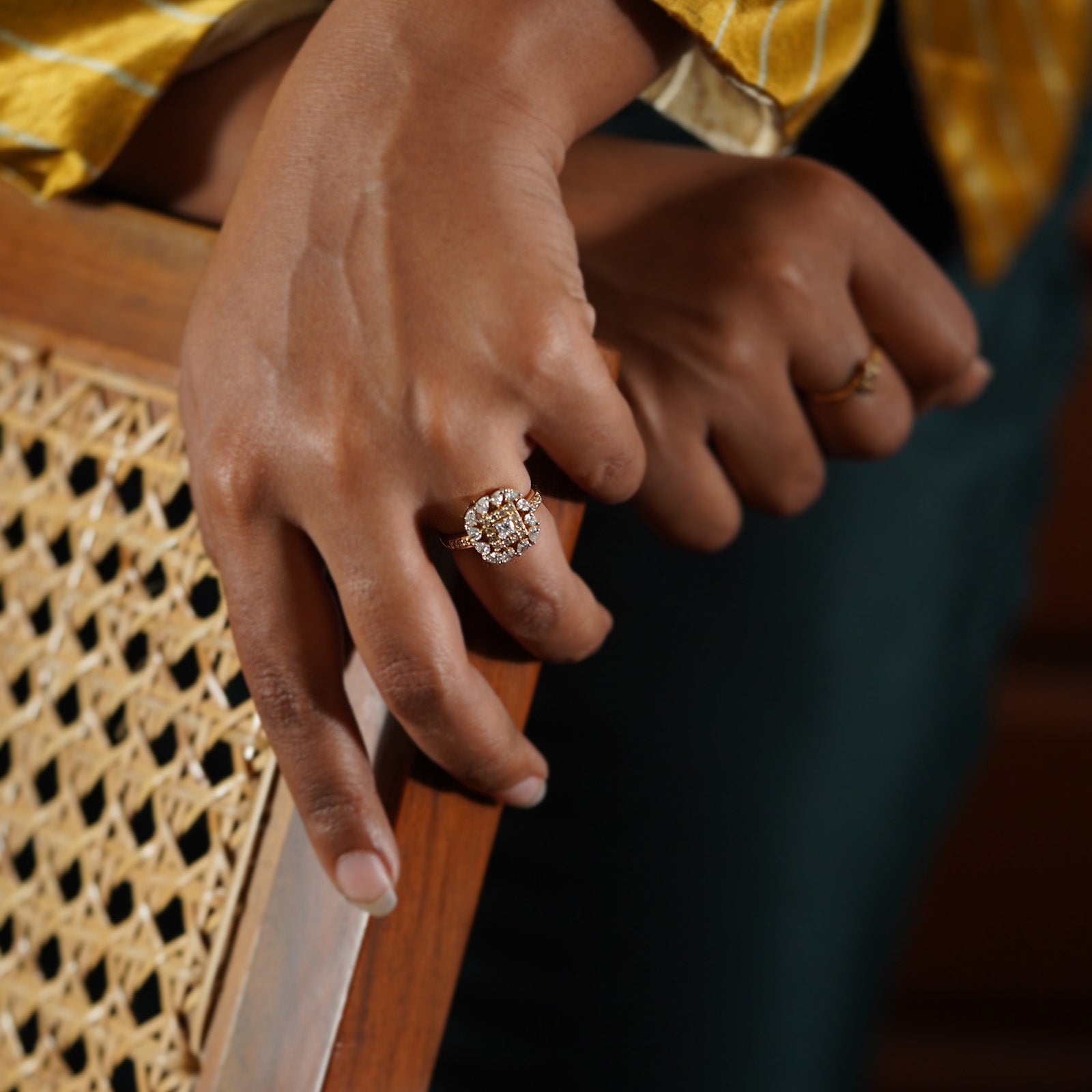 Gold and Diamond Ring