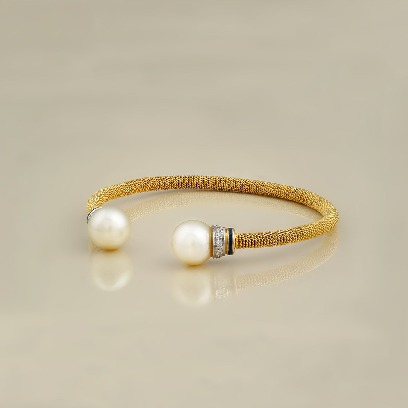 Pearl and Diamond Bracelet