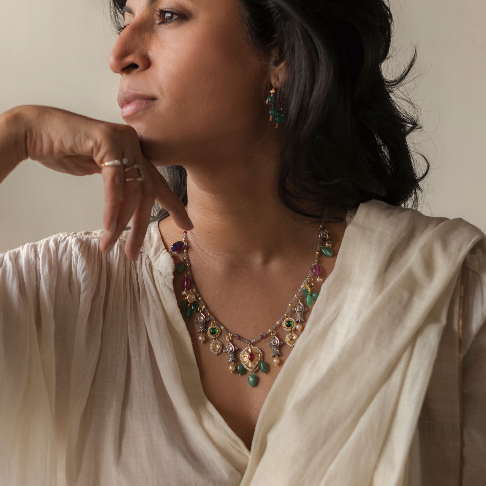 Multi Gemstones Necklace