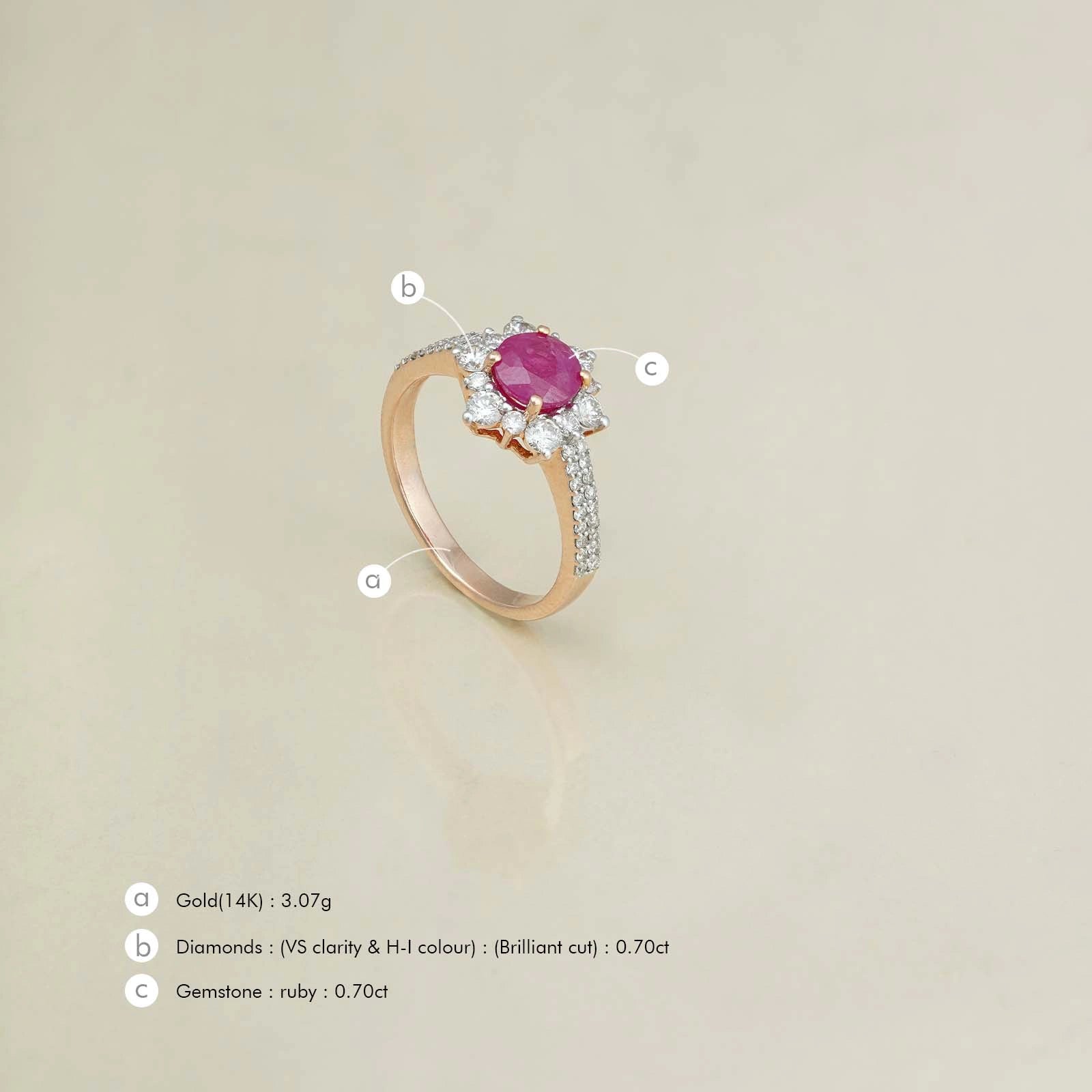 Amor Ruby Ring