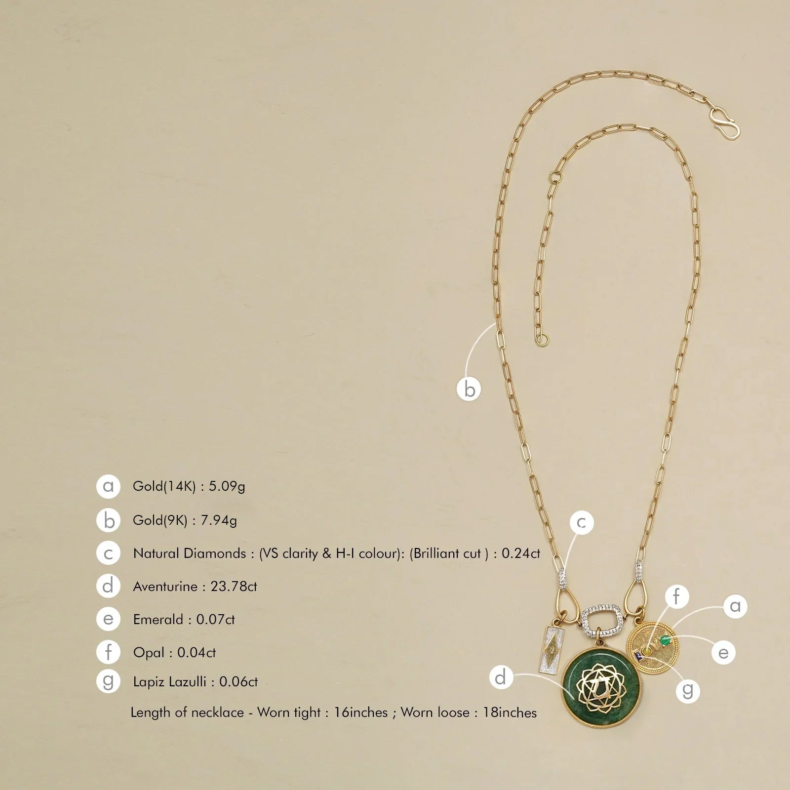 Anah Spring Pendant Necklace