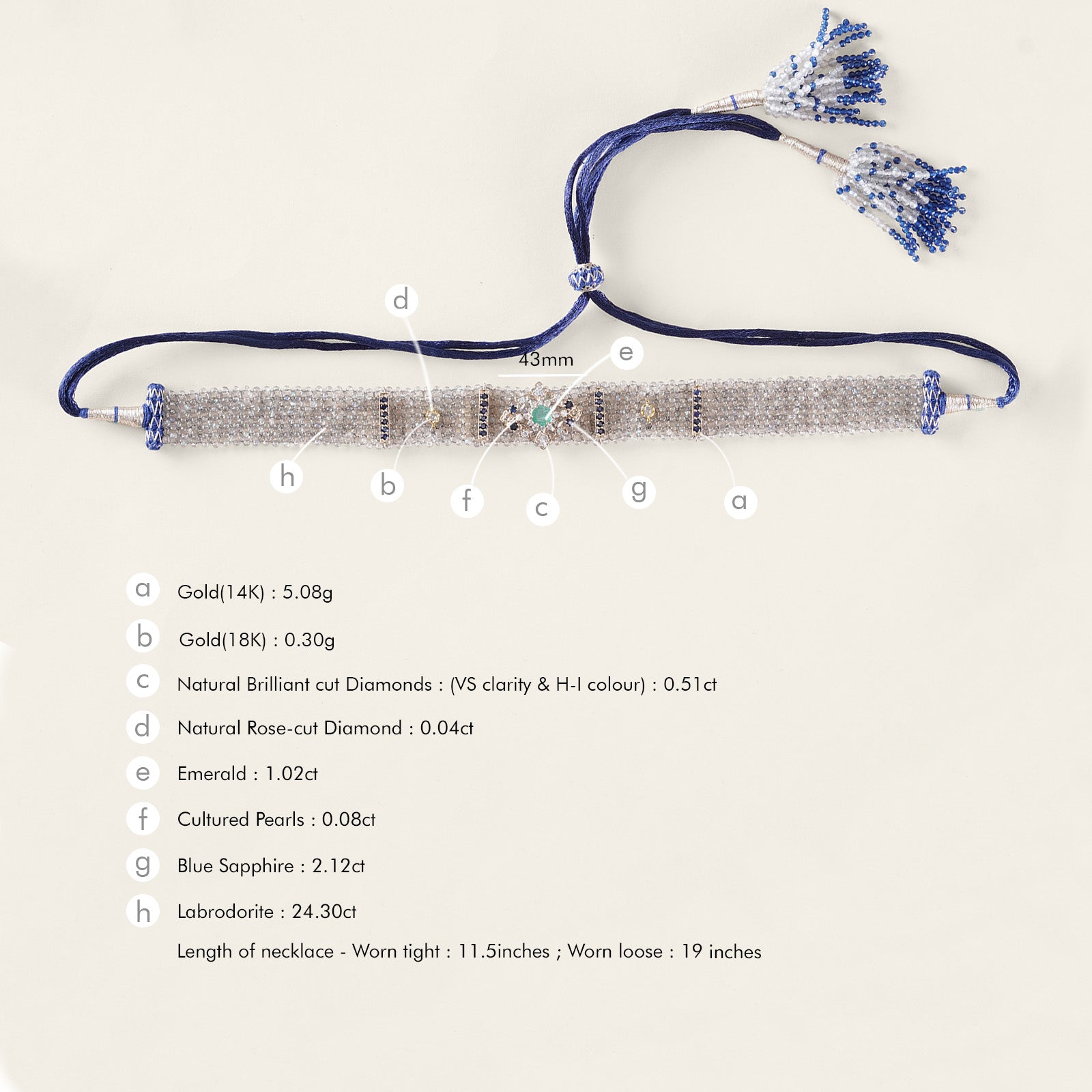 Raha Choker Necklace