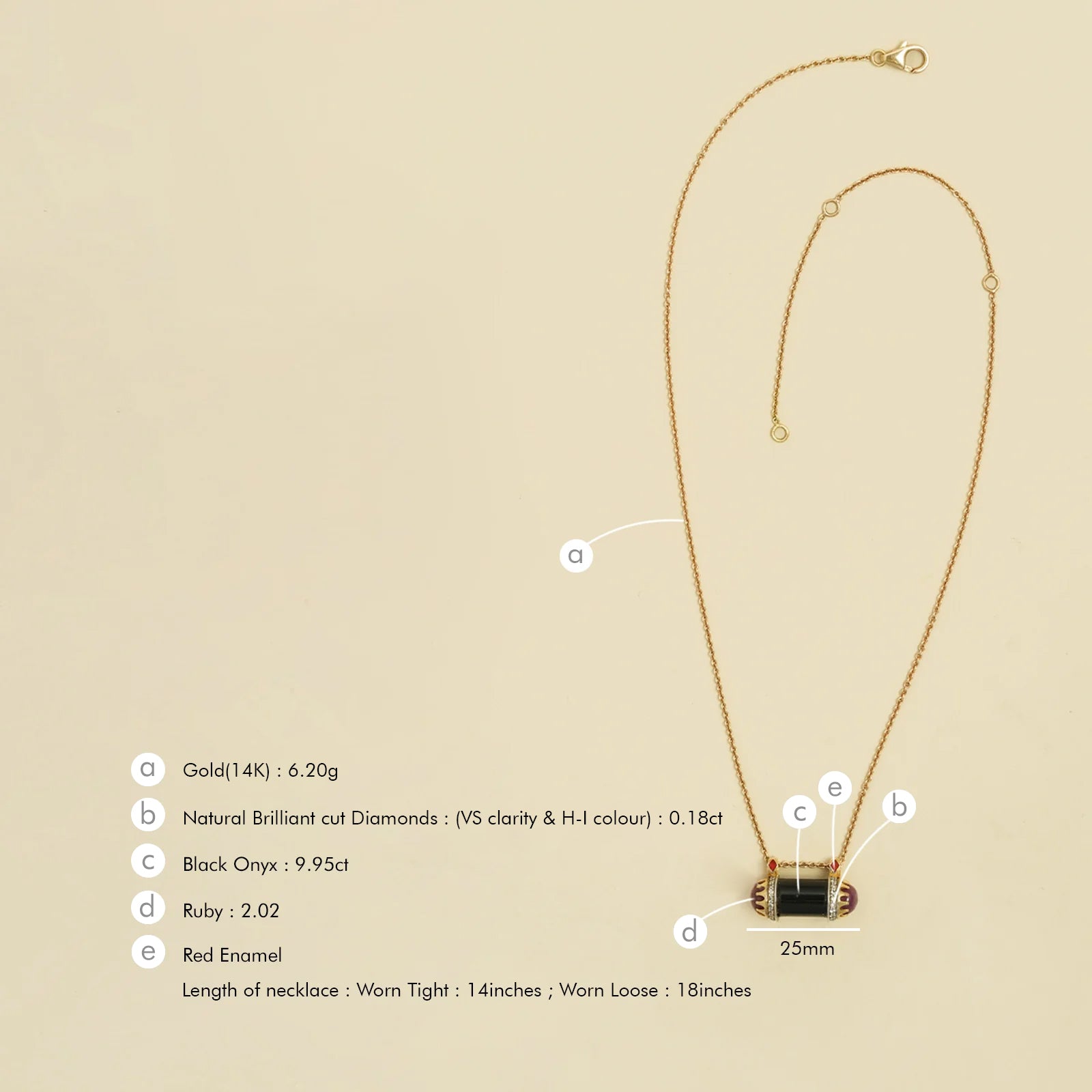 Aurora Onyx Necklace