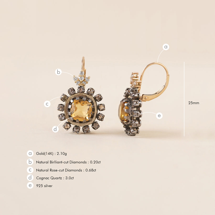 Cairo Honey Earrings
