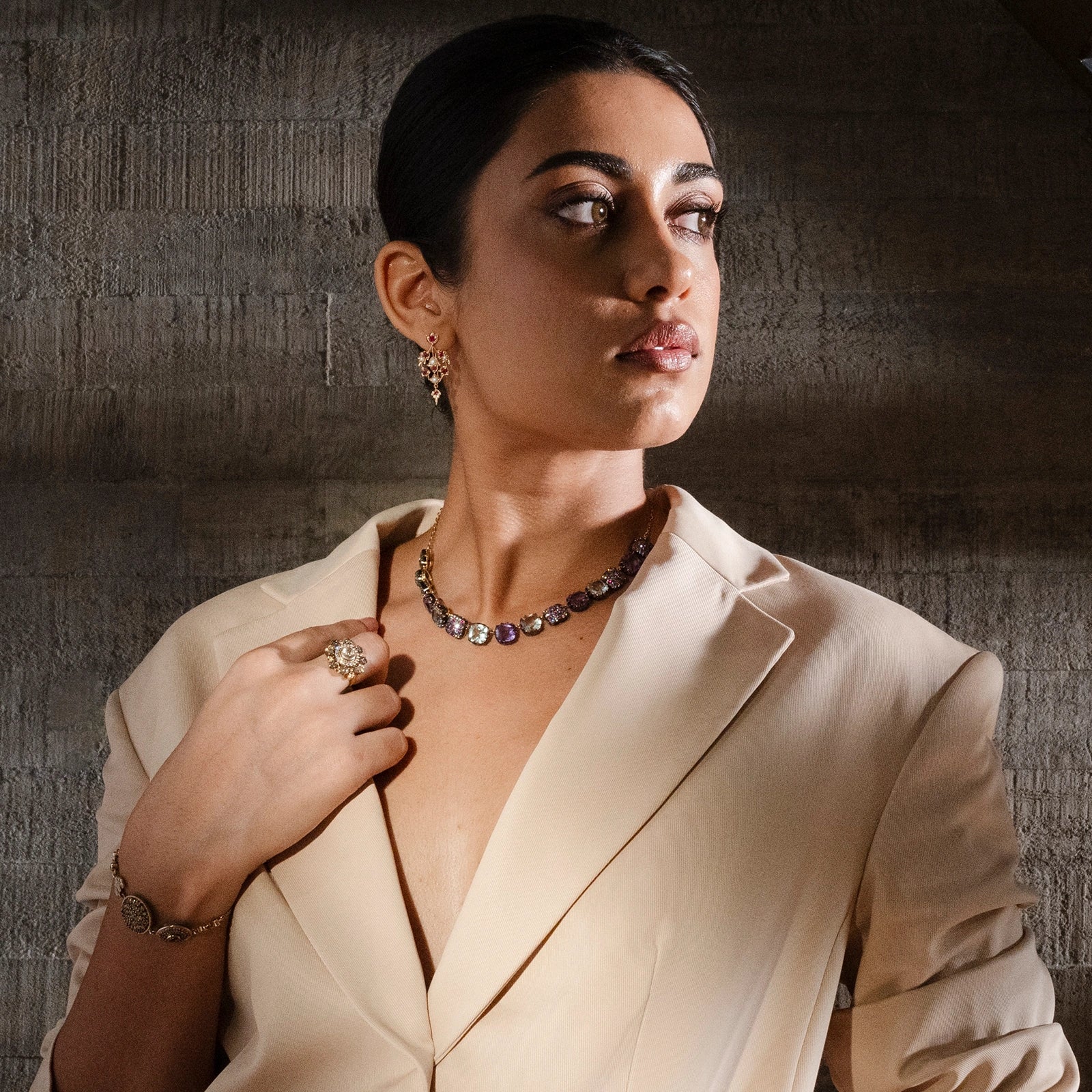 Cairo Orchid Necklace