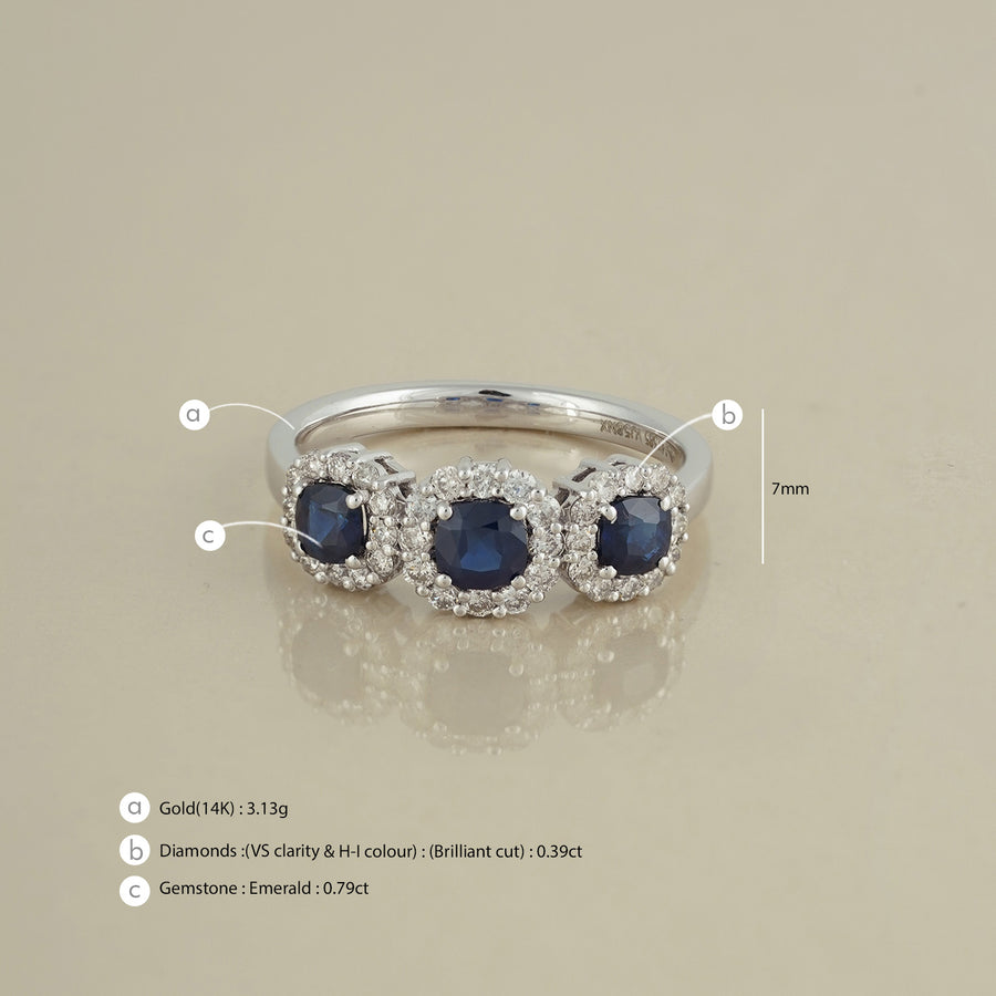 Cerys Sapphire Ring