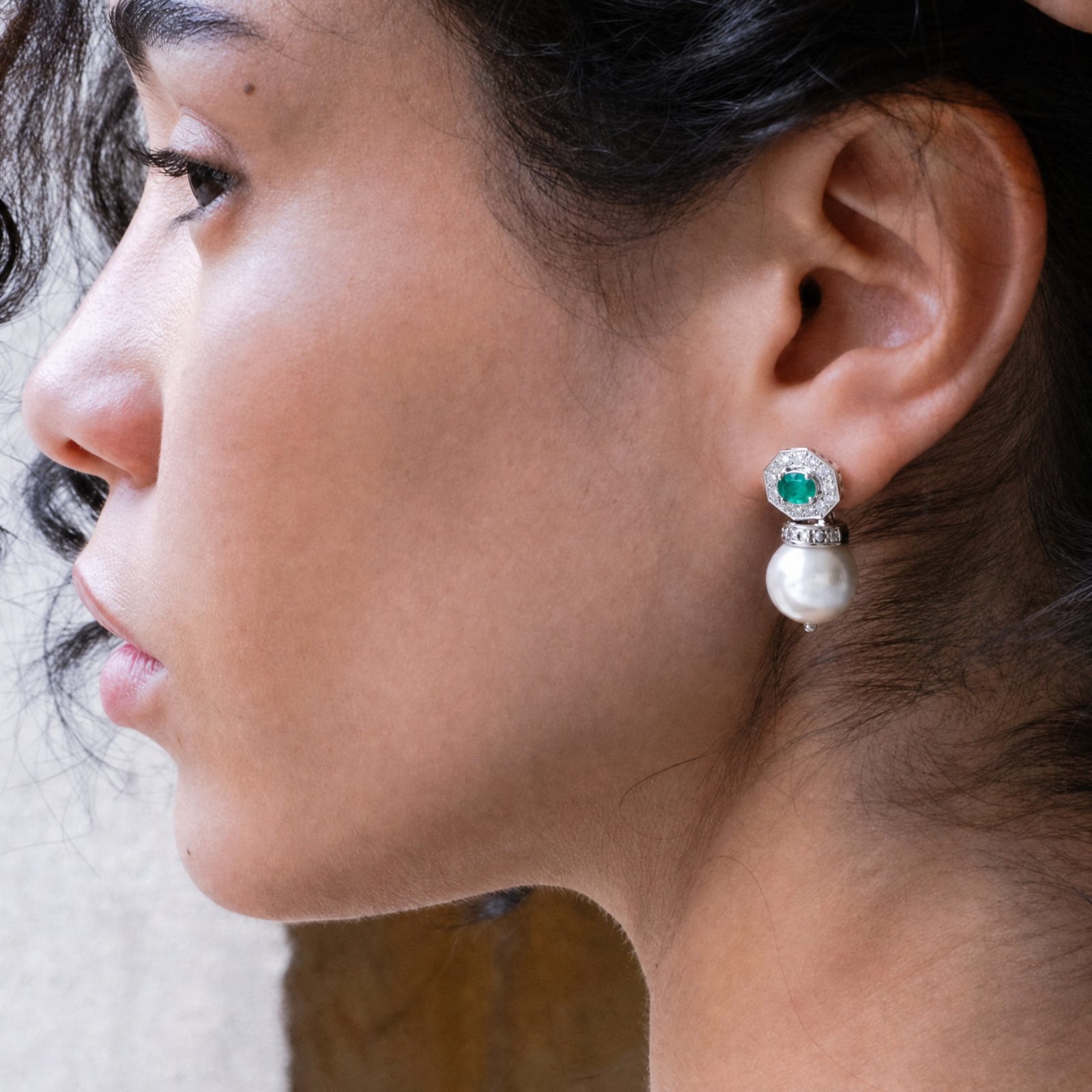 Emily South Sea Pearl Earrings