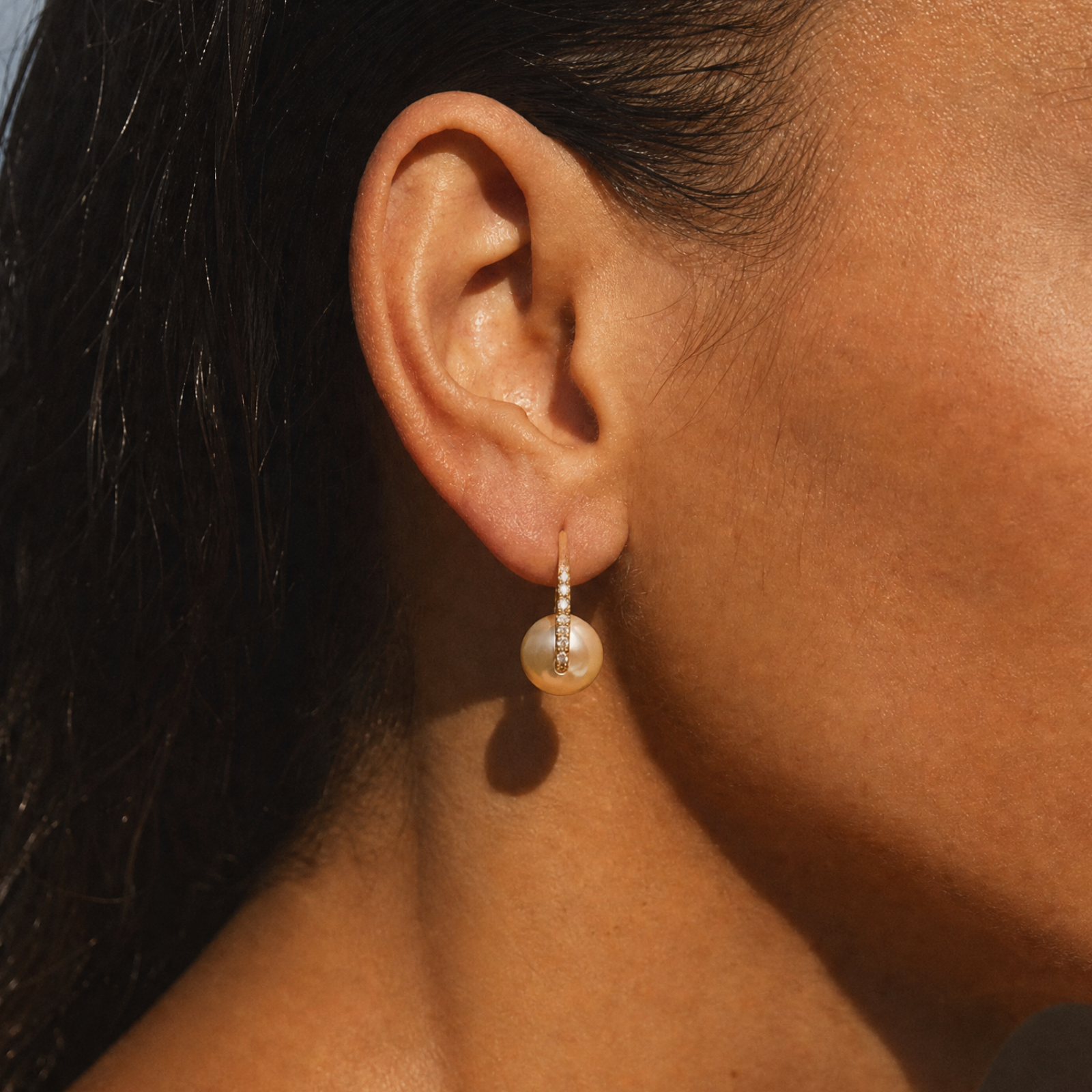 Grace Kelly South Sea Pearl Earrings