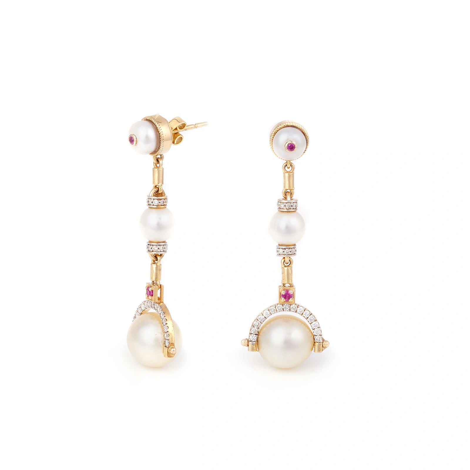 Debbie South Sea Pearl Drop Earrings