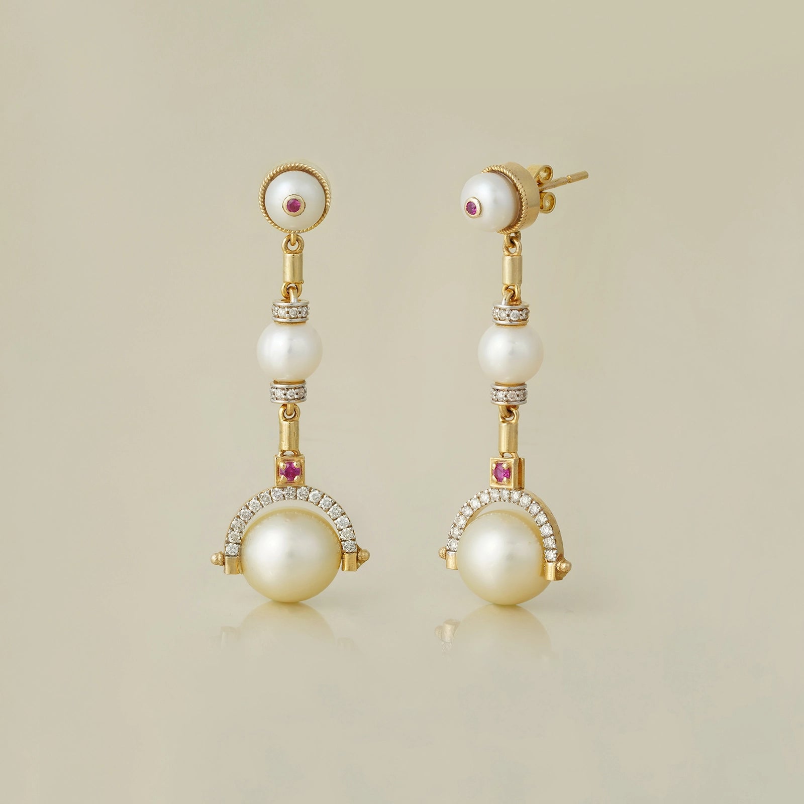 Debbie South Sea Pearl Drop Earrings