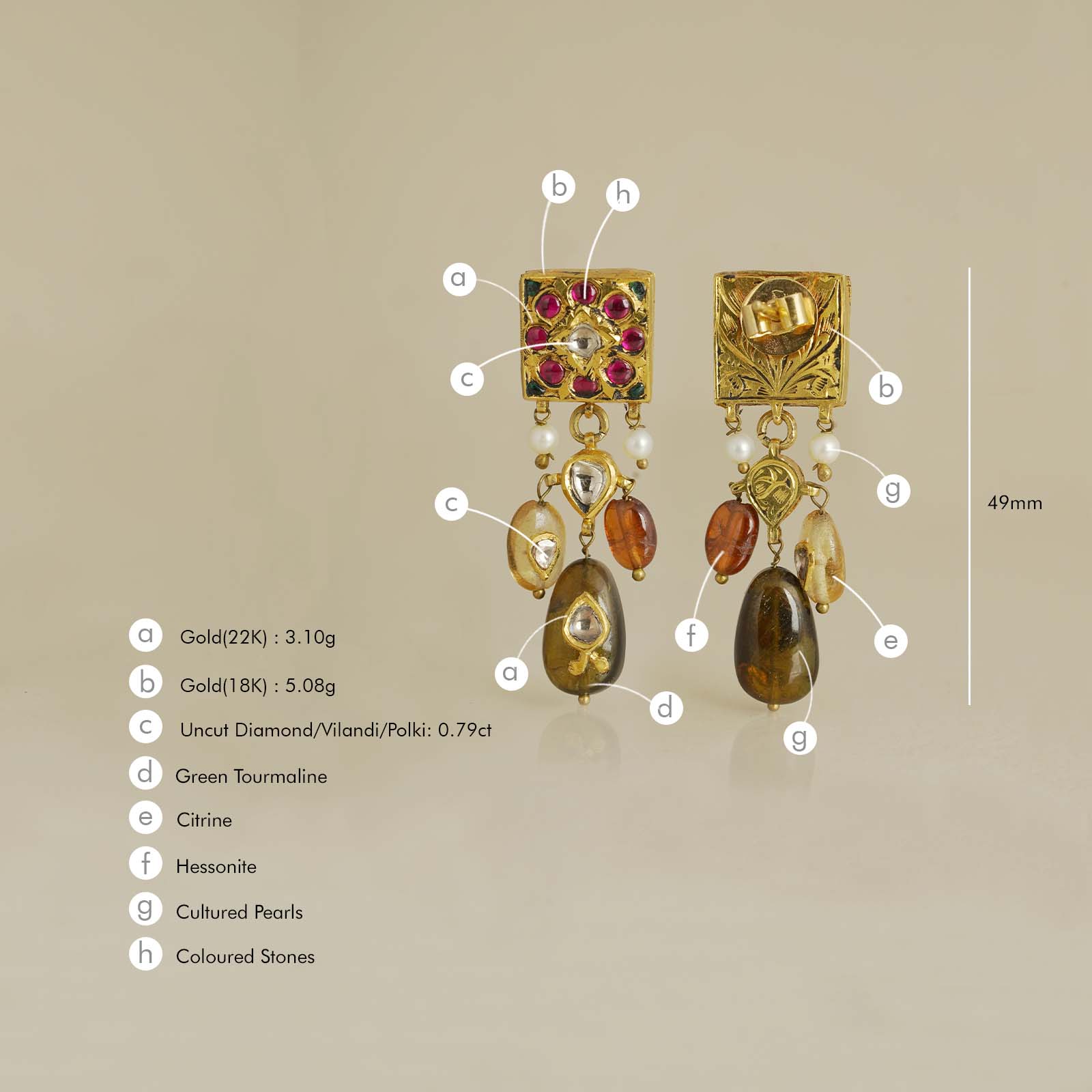 Dev Scarlet Earrings