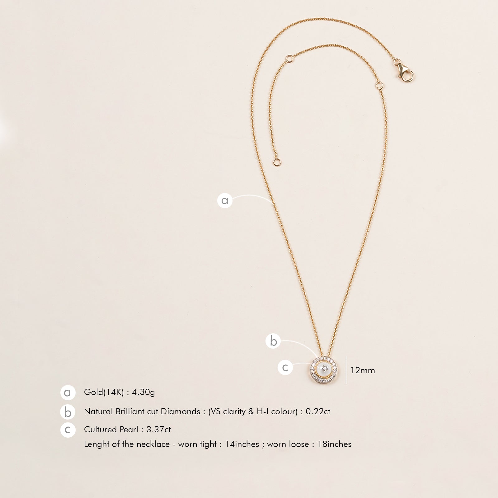 Elara Pendant Necklace