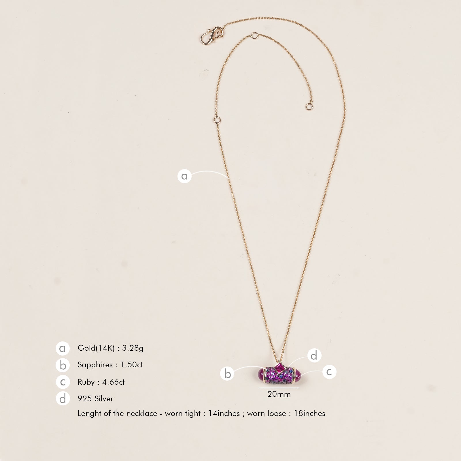Evra Orchid Pendant Necklace