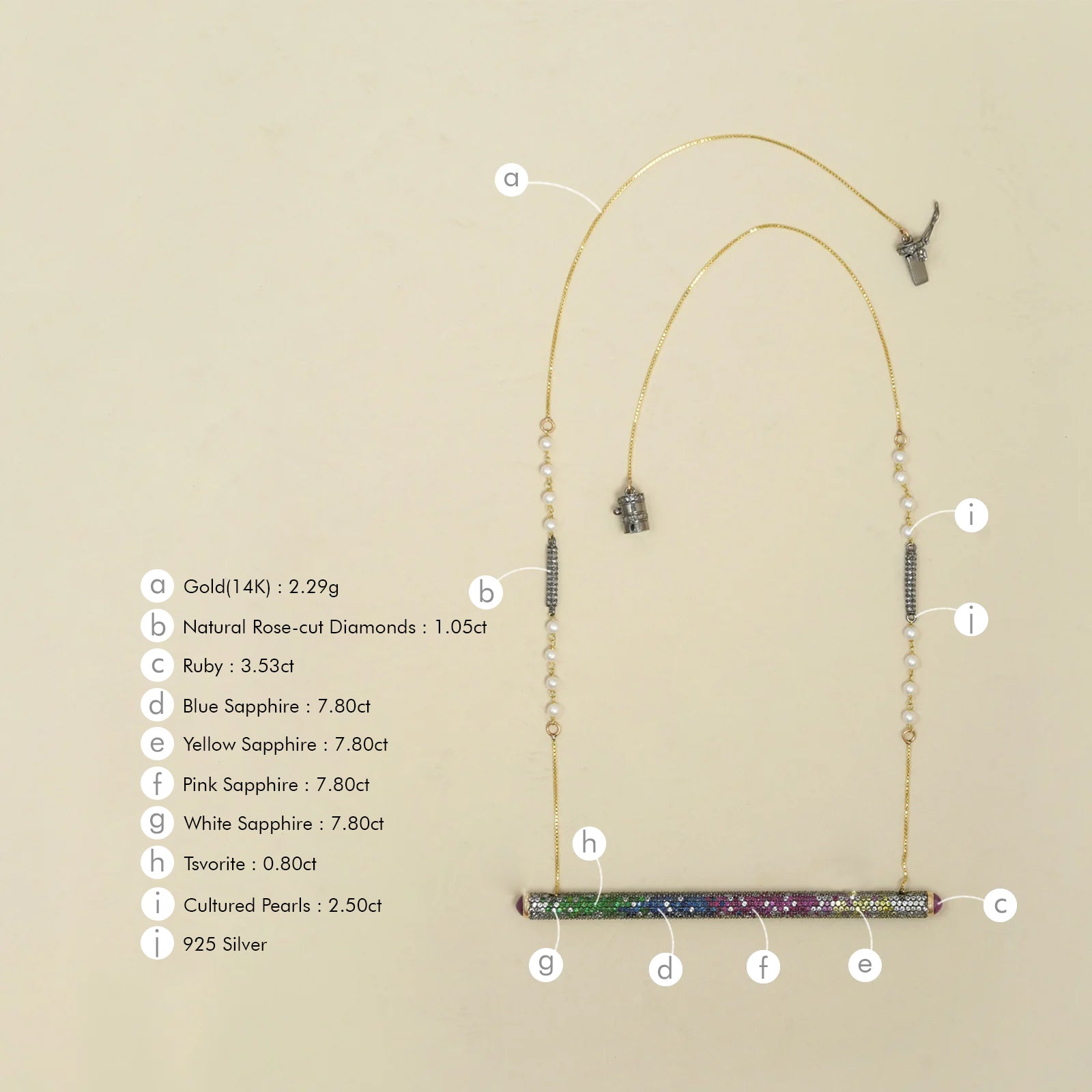 Felix Bar Necklace