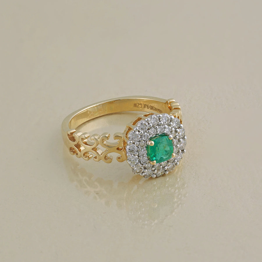 Carmen Emerald Ring