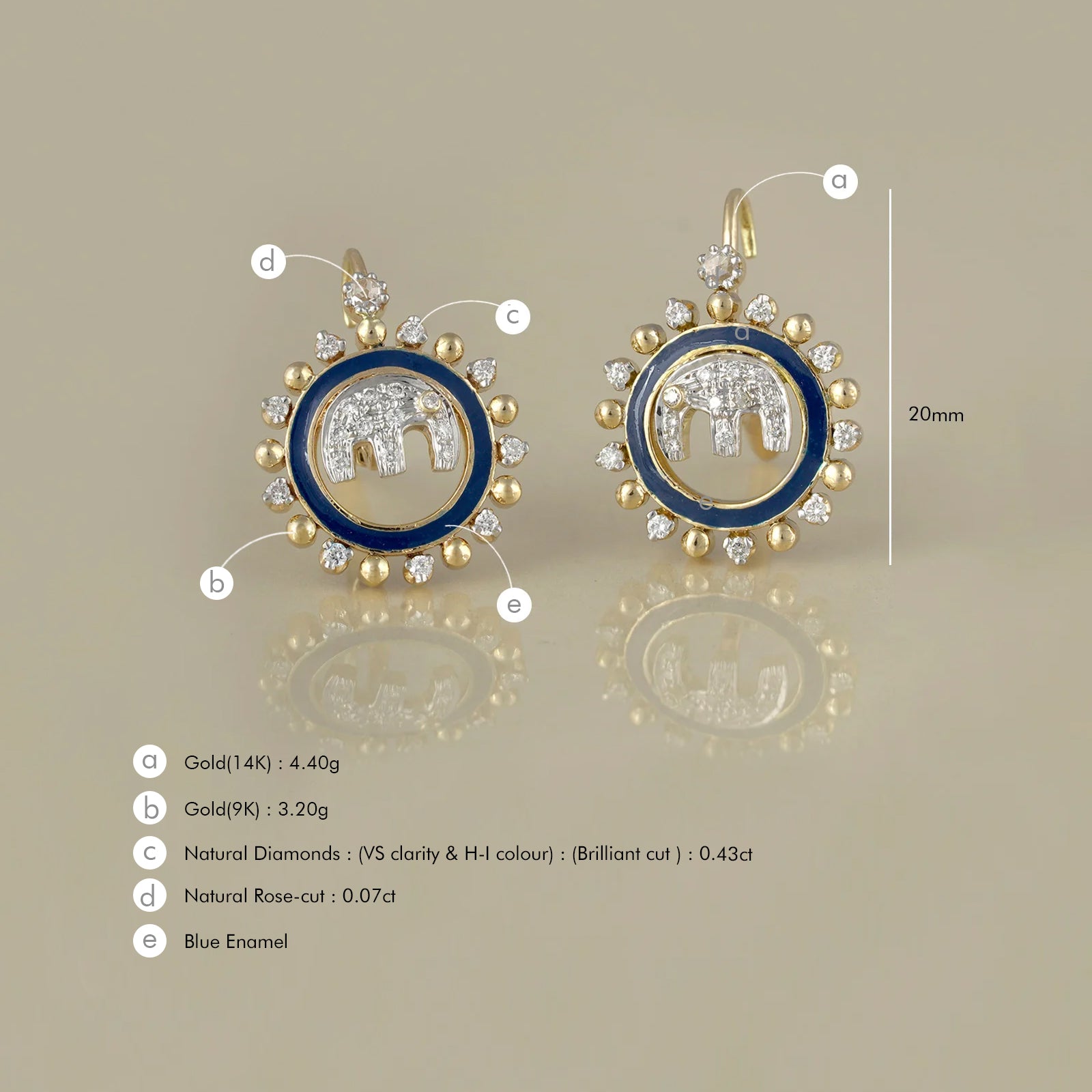 Gaj Diamond Earrings