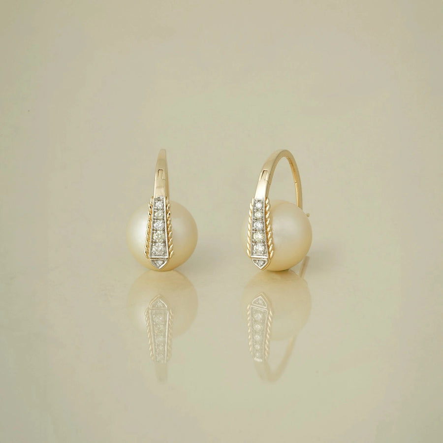 Grace Kelly South Sea Pearl Statement Earrings