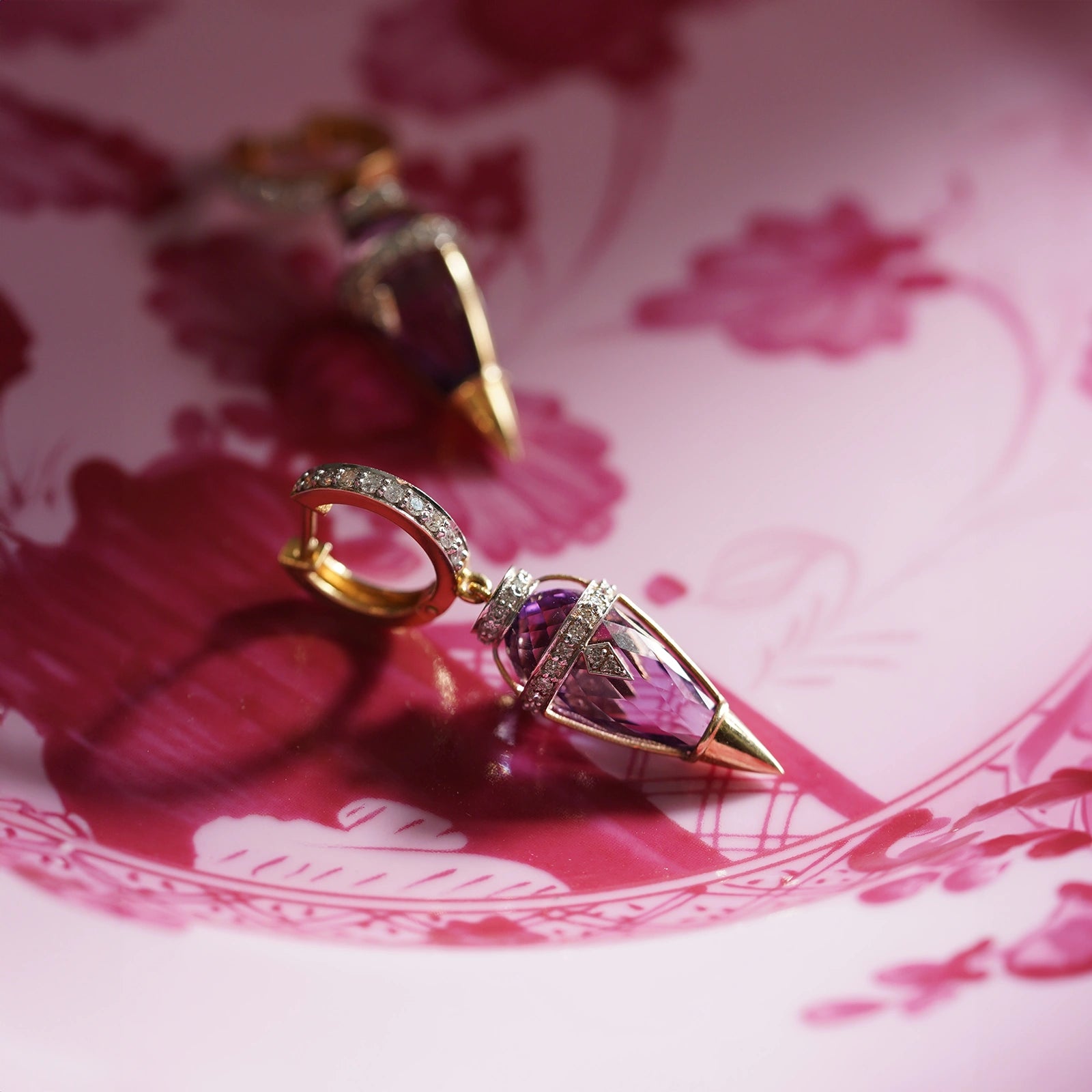 Harmony Orchid Mini Earrings