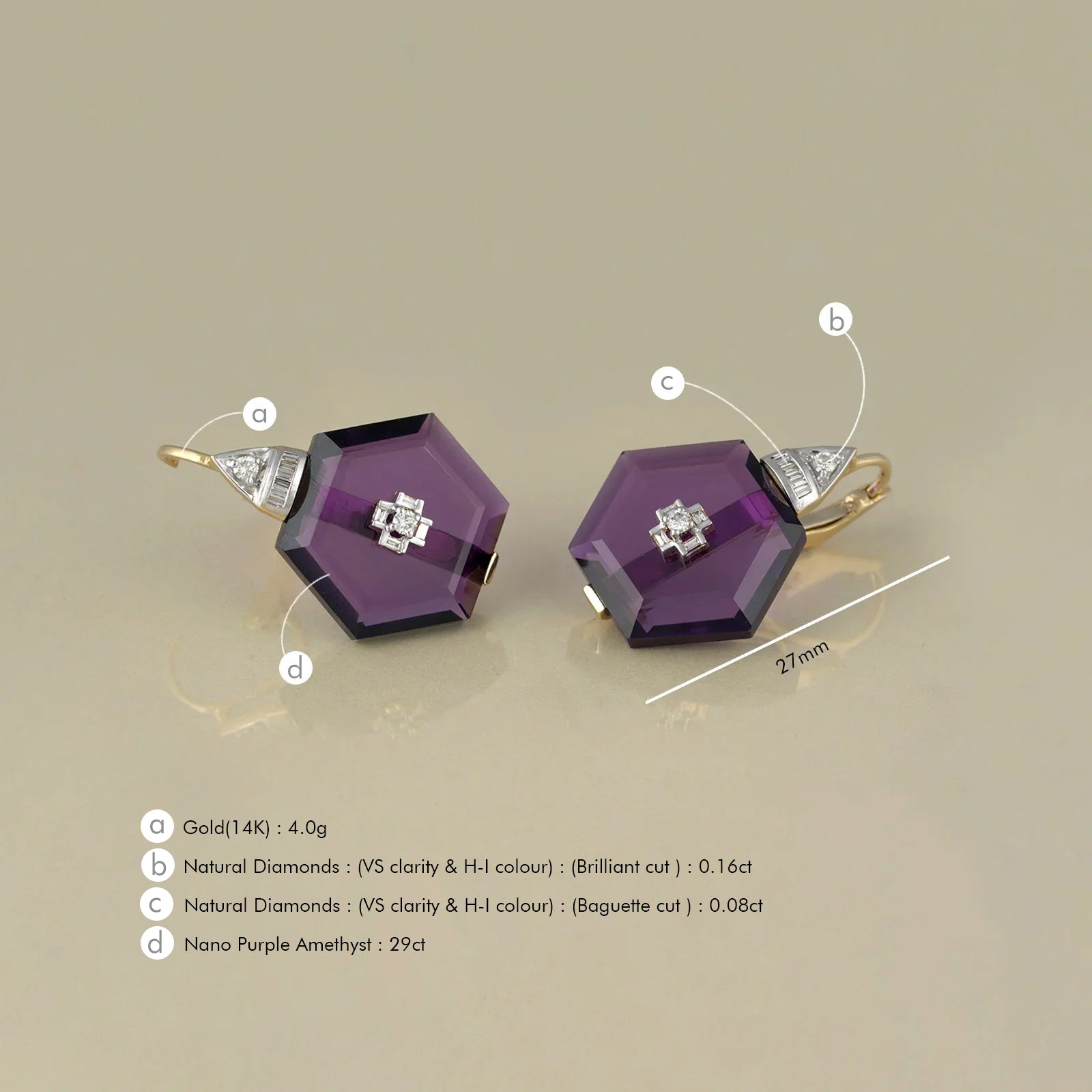 Hexa Earrings