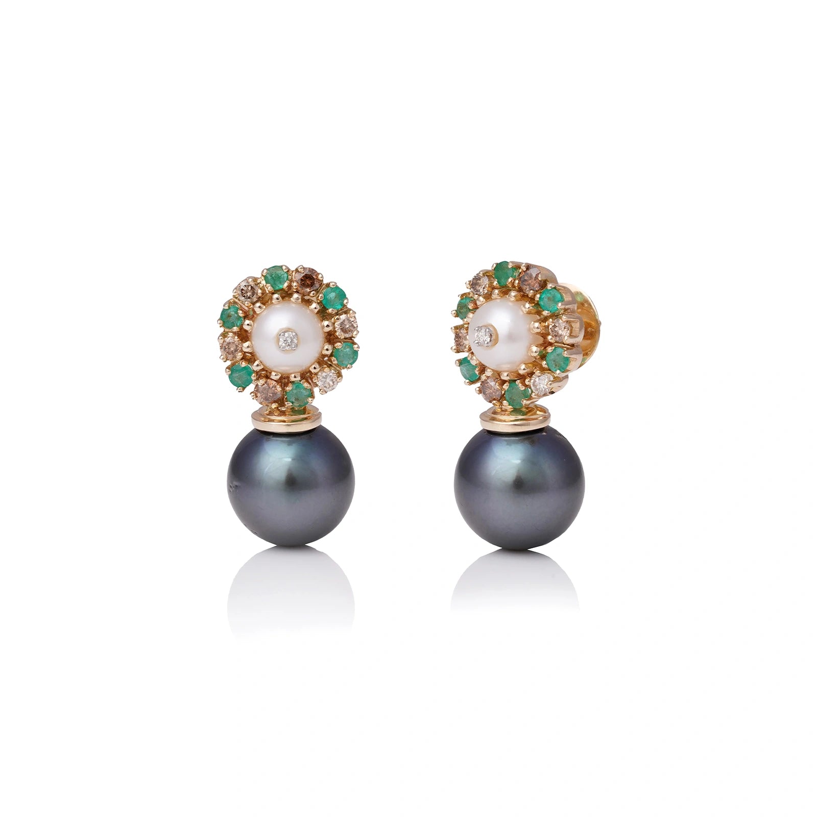 Jackie Tahitian Pearl Drop Earrings