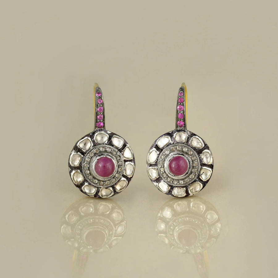 Jaipur Ruby Earrings