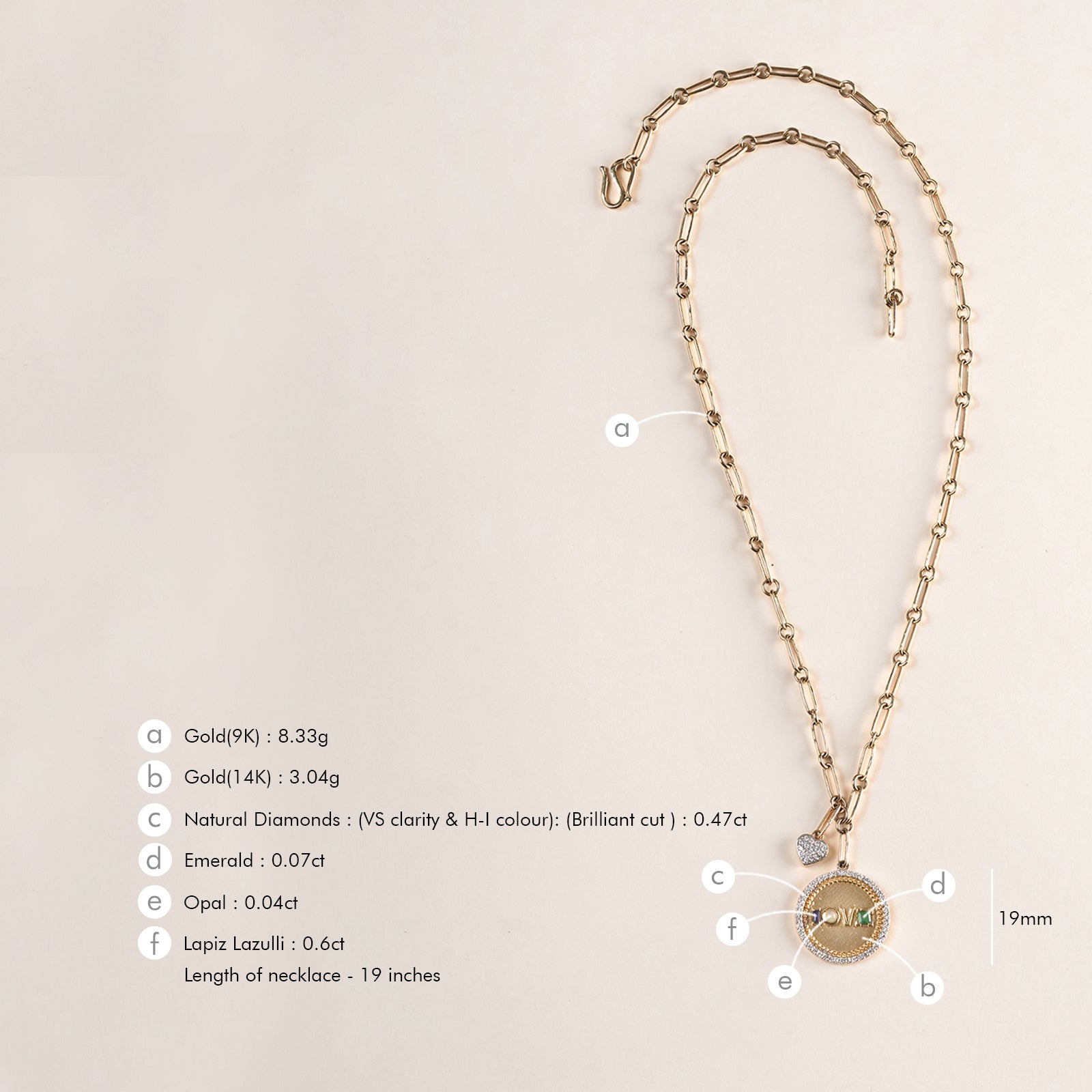 Love Medallion Necklace