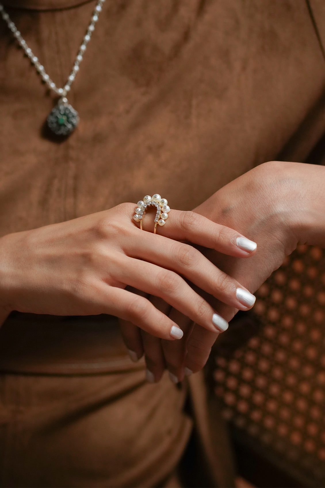 Millenial Pearl Ring