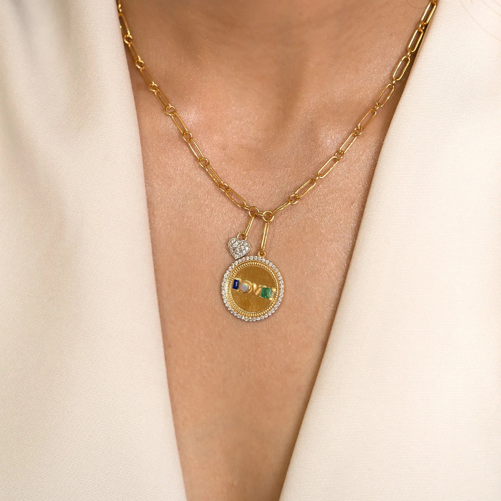 Love Medallion Necklace