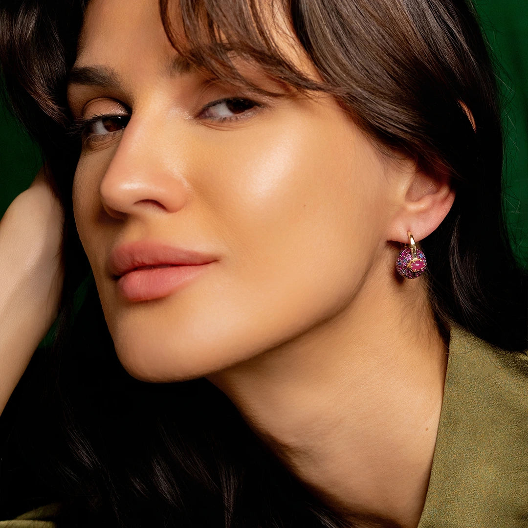 Jude Orchid Earrings