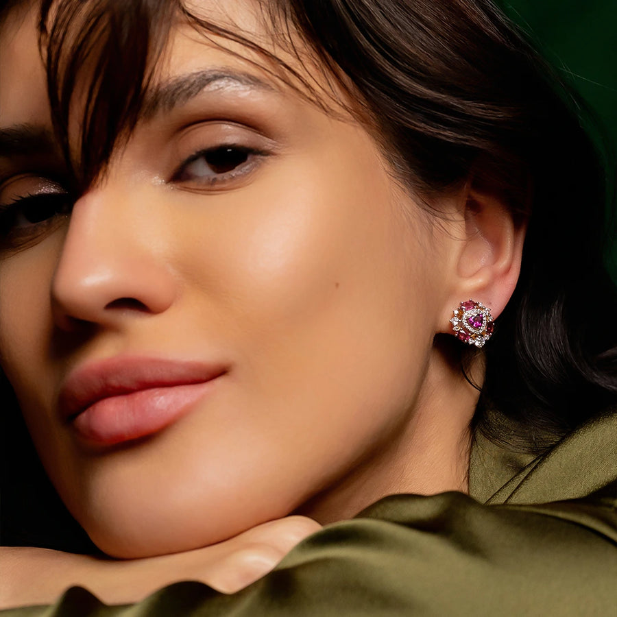 Amalfi Rose Ear Studs