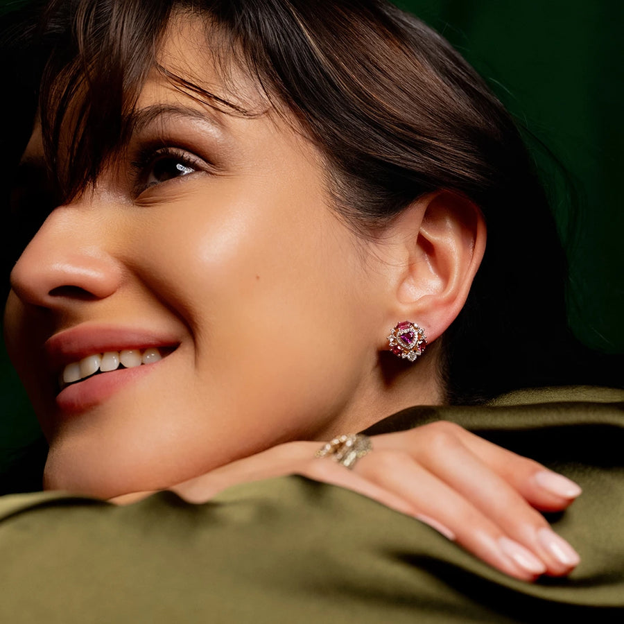 Amalfi Rose Ear Studs