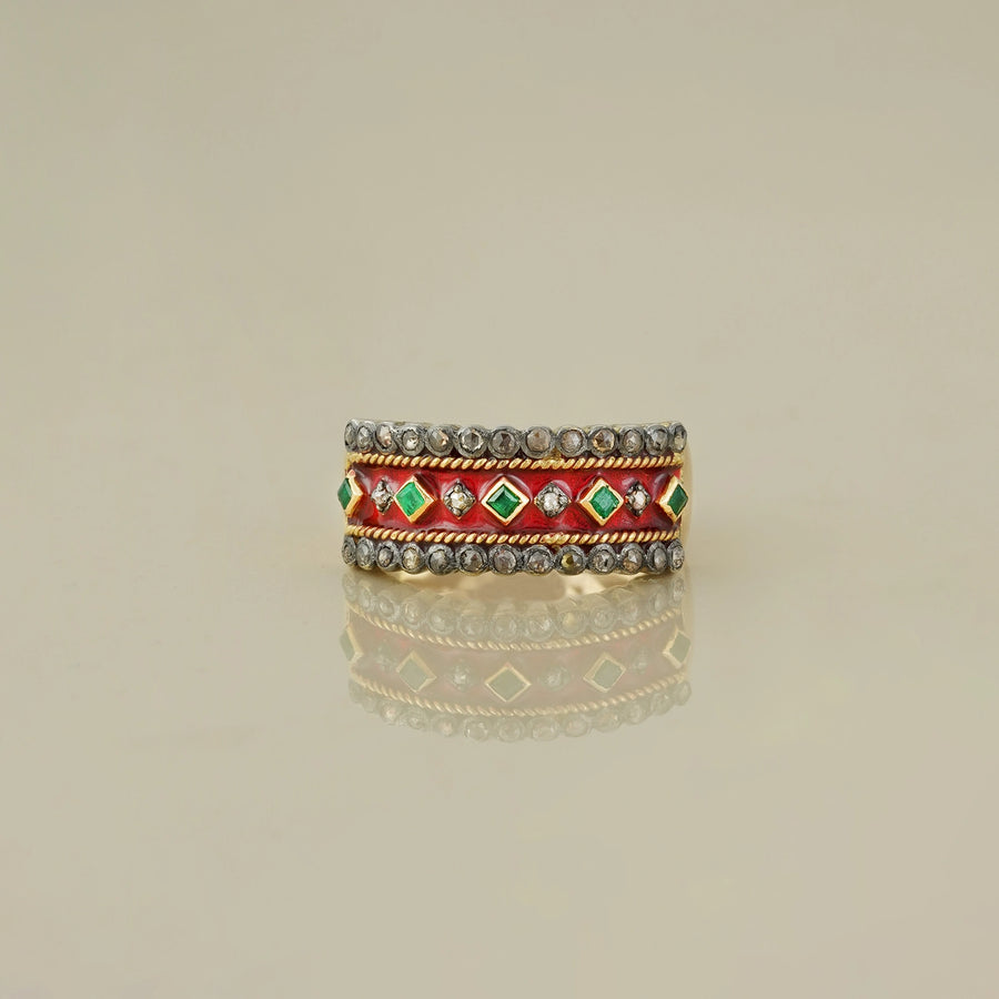 Pavia Crimson Ring