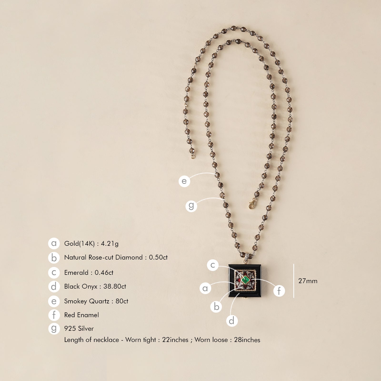 Pavia Pendant Necklace