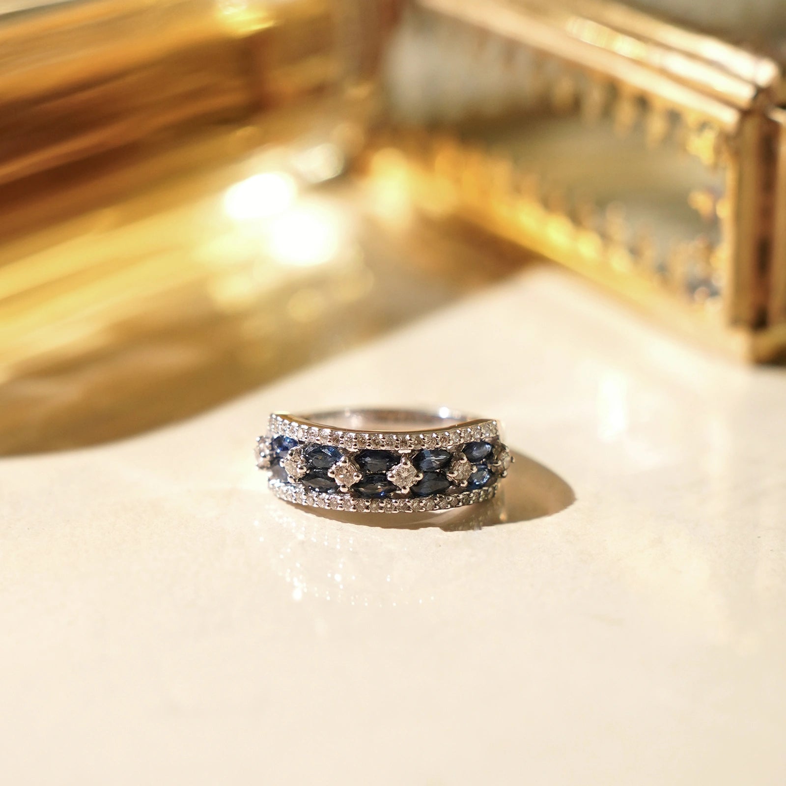 Phoebe Blue Sapphire Ring