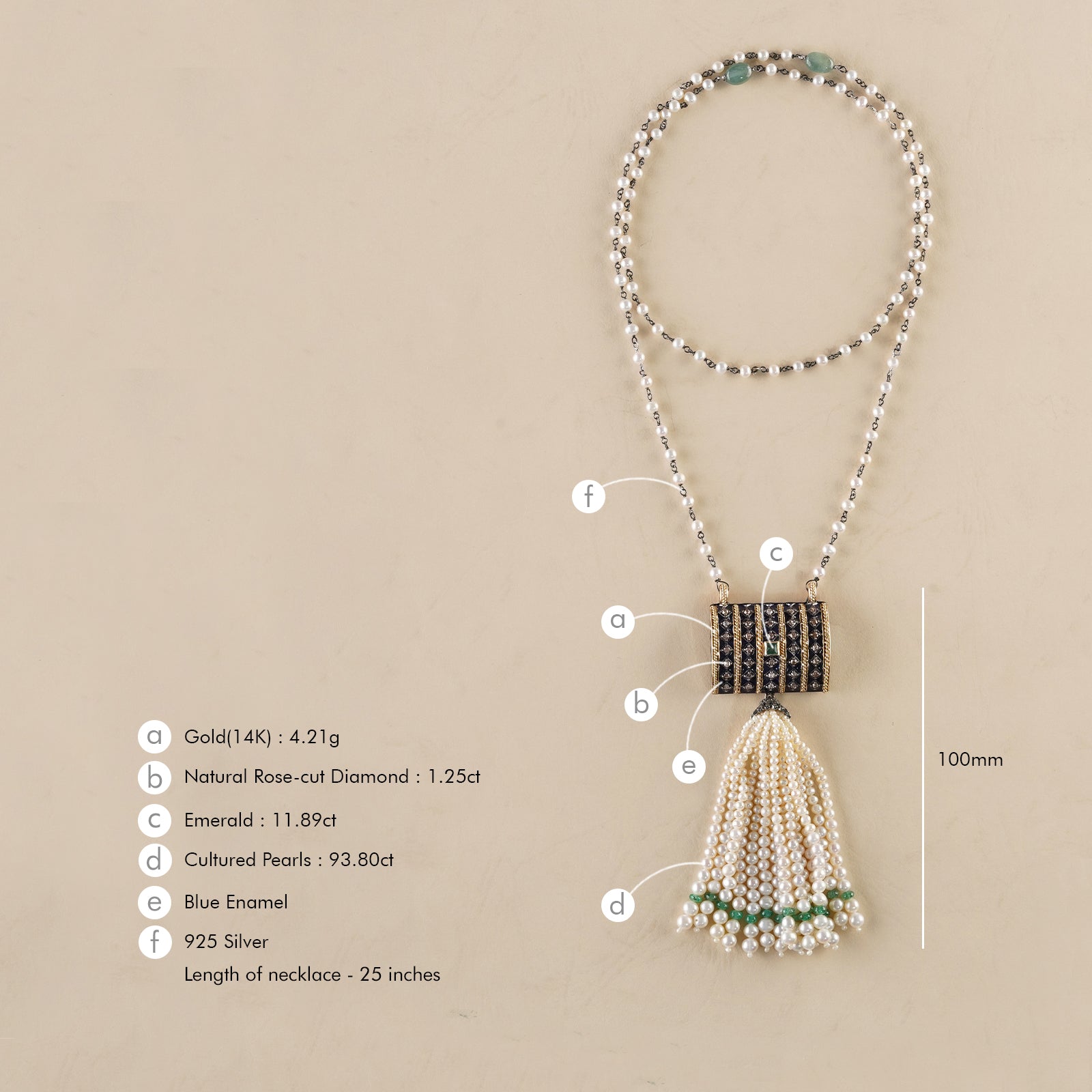 Rouan Tassel Necklace