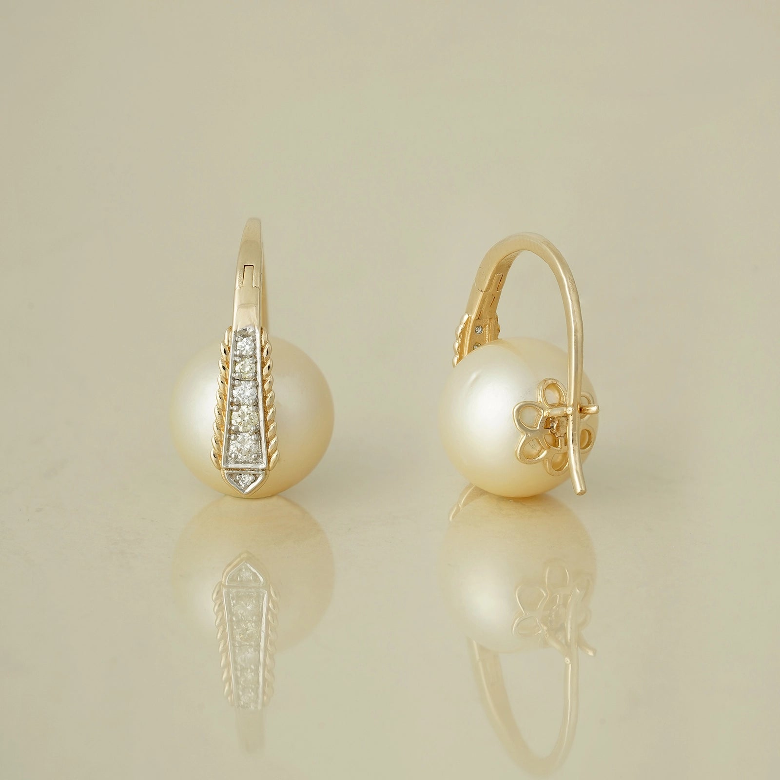 Grace Kelly South Sea Pearl Statement Earrings